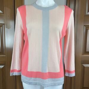 Escada Sweater wool/cashmere colorblock Size Large